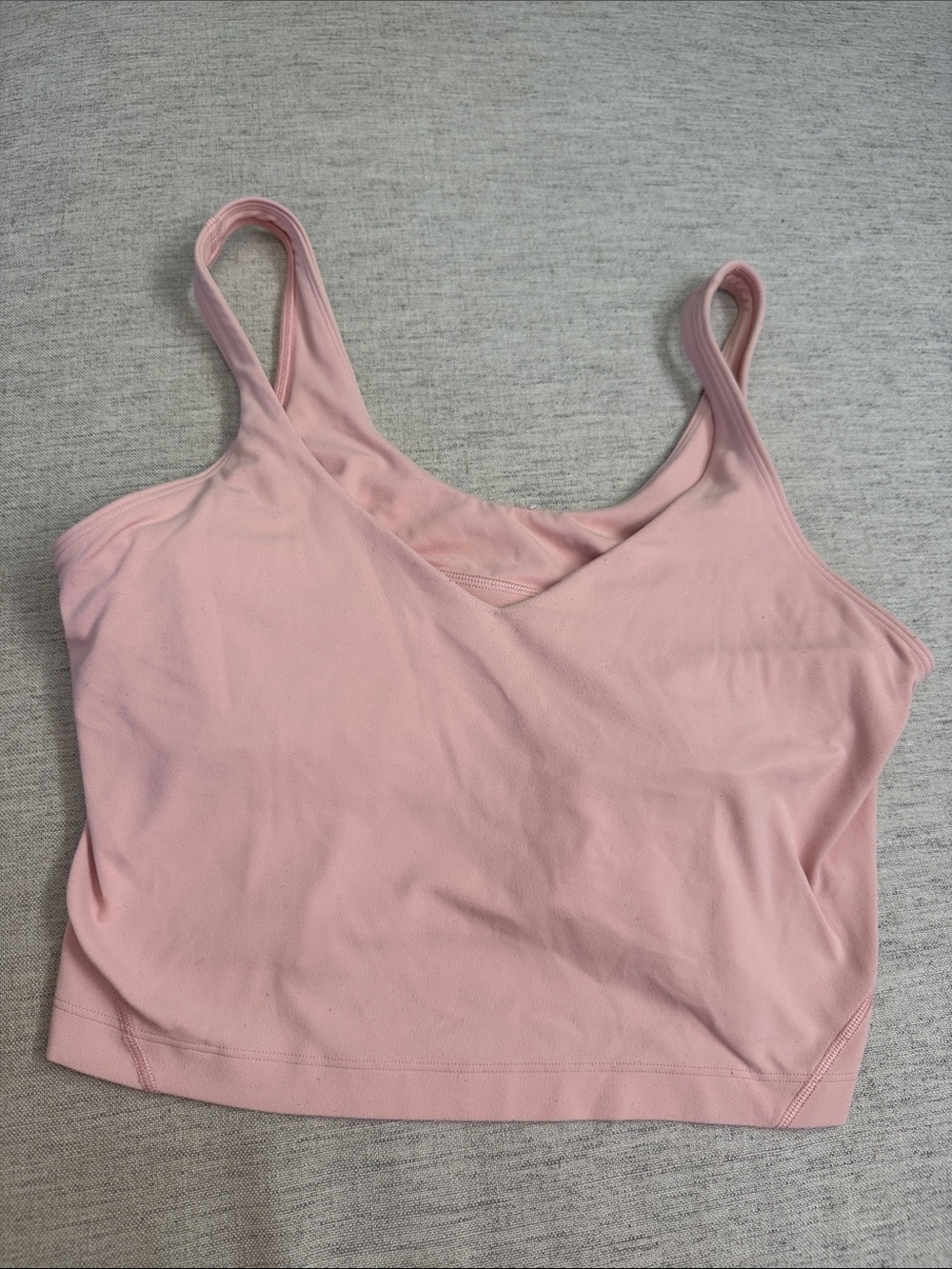 lululemon Align Tank Cropped Dusty Pink Bralette